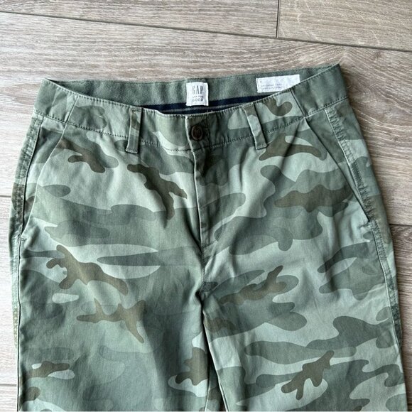 Gap Camouflage Girlfriend Chino  Pants - Picture 6 of 14
